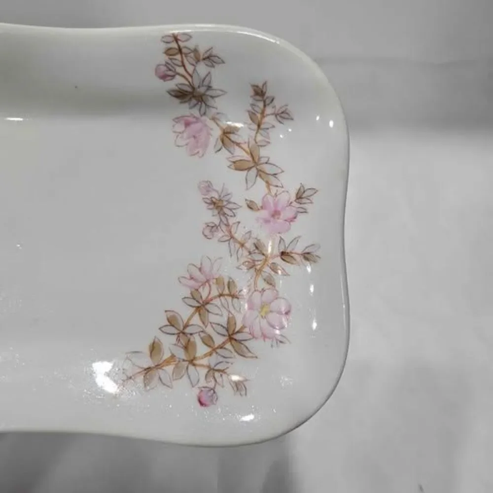 Vintage Marx & Gutherz Carlsbad Divided Floral Dish